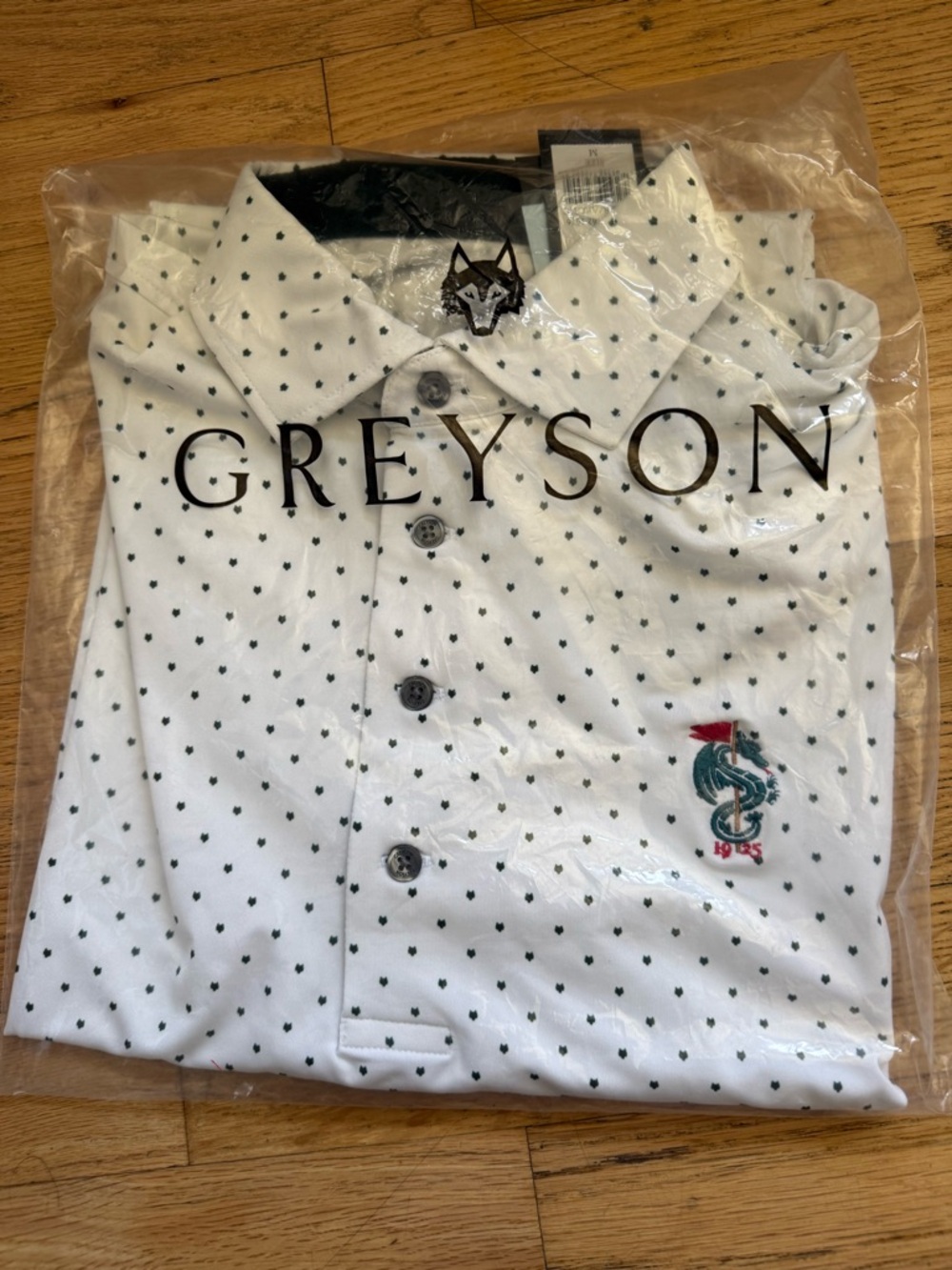 MONTEREY PENINSULA COUNTRY CLUB (MPCC) men’s GREYSON WHITE GOLF POLO SIZE M